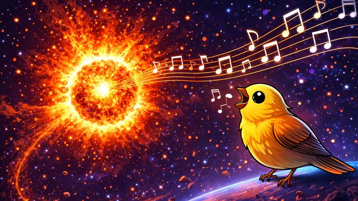 Supernowa zaczęła ćwierkać. Astronomowie w szoku